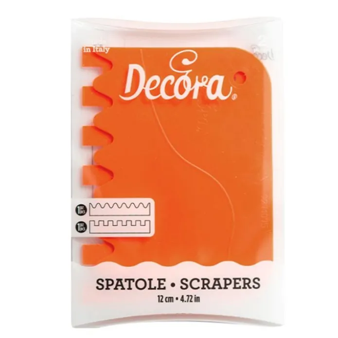 Scrapers de decoración ondulado y festoneado (2) - Decora