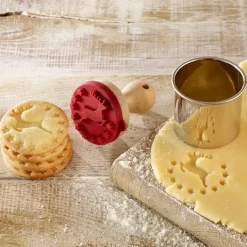 Sello de silicona con mango para galletas Ciervo 5 cm - Birkmann