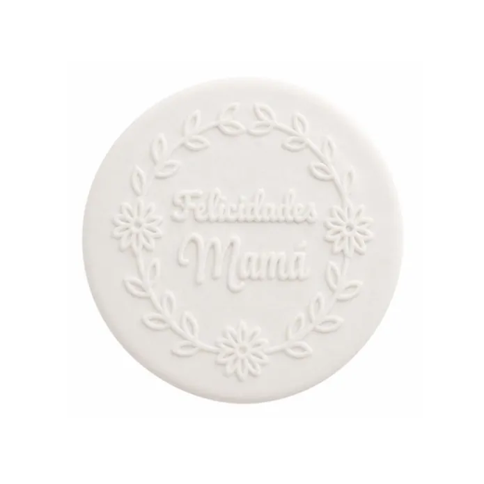 Sello para galletas Felicidades Mamá - Metacrilato grabado