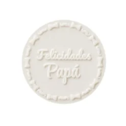 Sello para galletas Felicidades Papá - Metacrilato grabado