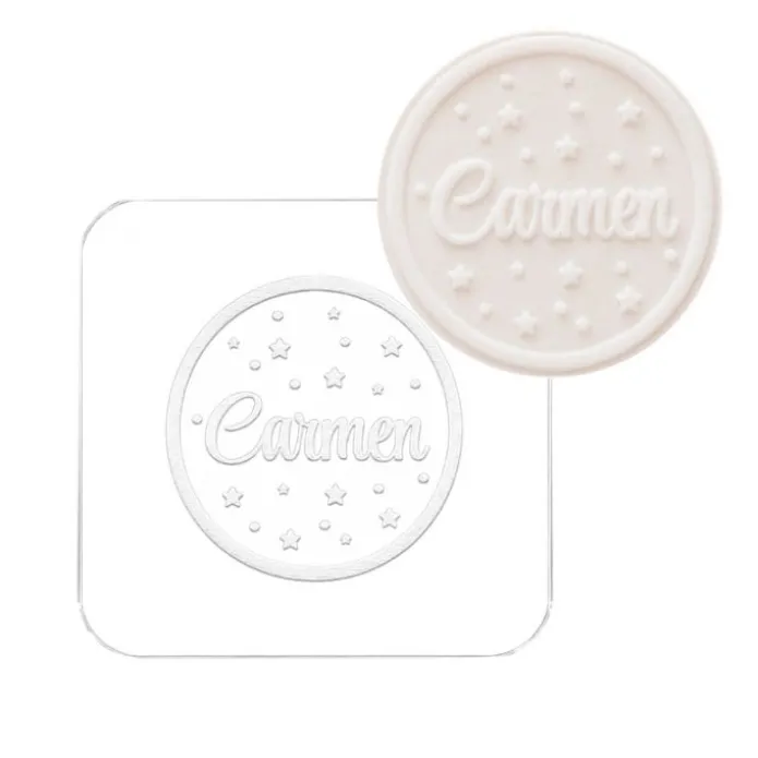 Sello para galletas personalizado - Metacrilato grabado