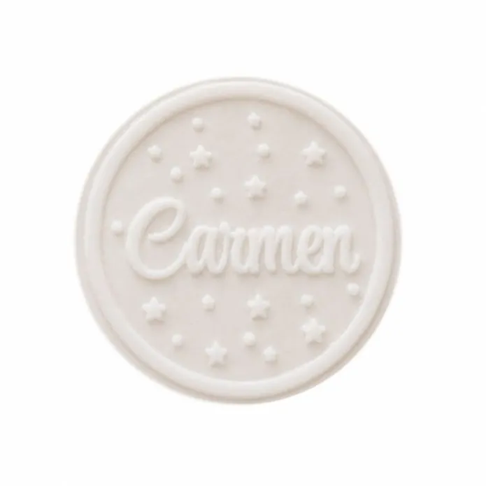 Sello para galletas personalizado - Metacrilato grabado