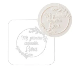 Sello para galletas personalizado Comunión - Metacrilato grabado