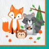 Servilletas de papel animales del bosque wild one (20) - Conver Party