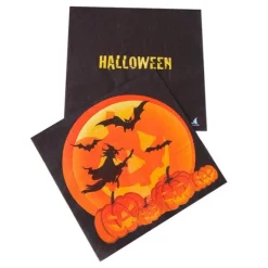 Servilletas de papel calabazas Halloween (20) - Conver Party