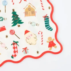 Servilletas de papel con ondas Jolly Navidad (16) - Meri Meri