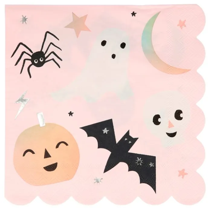 Servilletas de papel con ondas Halloween (16) - Meri Meri