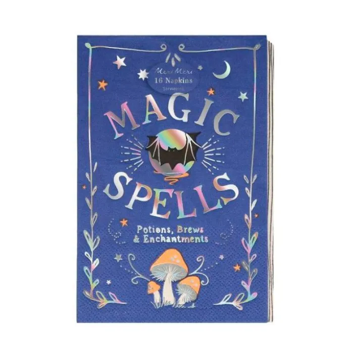 Servilletas de papel libro pociones Halloween (16) - Meri Meri + REGALO vasos
