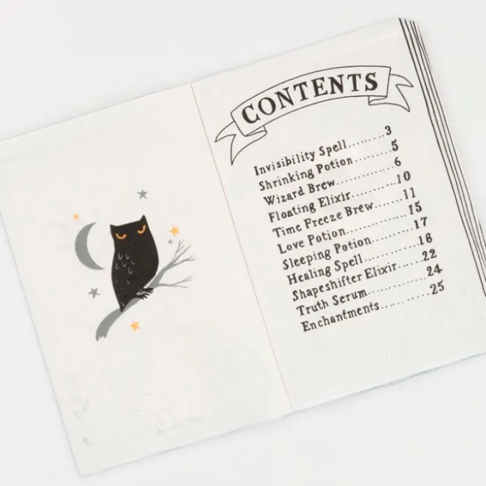 Servilletas de papel libro pociones Halloween (16) - Meri Meri + REGALO vasos