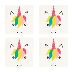 Servilletas de papel pequeñas cara de unicornio (20) - My Little Day