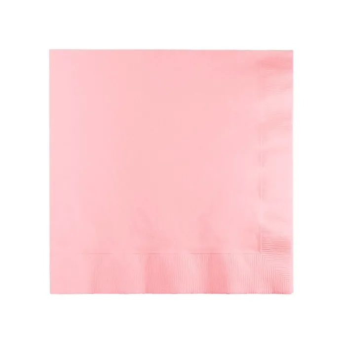 Servilletas de papel pequeñas rosa bebé (20) - Conver Party
