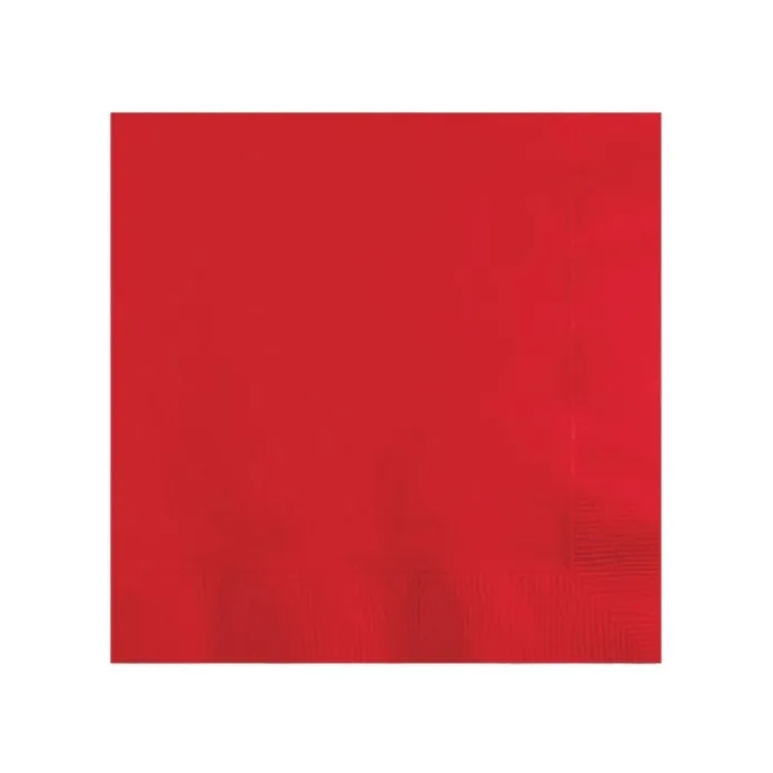Servilletas de papel pequeñas rojas (20) - Conver Party
