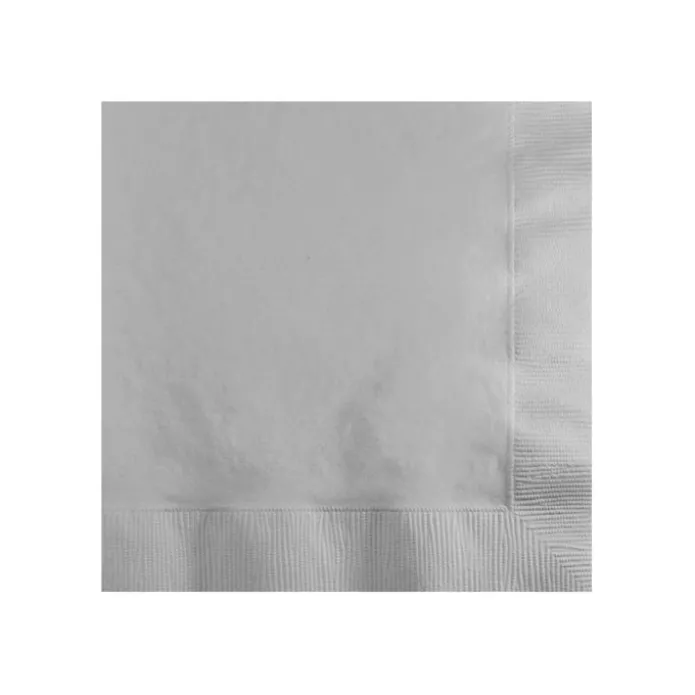 Servilletas de papel plateadas (20) - Conver Party