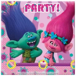 Servilletas de papel Trolls (20) - Decorata Party
