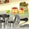 Set de 6 aros y un empujador para emplatar Formidable - Acero inoxidable - Gefu