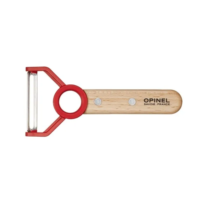 Set de cuchillo, pelador y protector de dedos Le Petit Chef - Acero inoxidable - Opinel