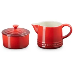 Set de lechera y azucarera Cereza - Cerámica de gres - Le Creuset