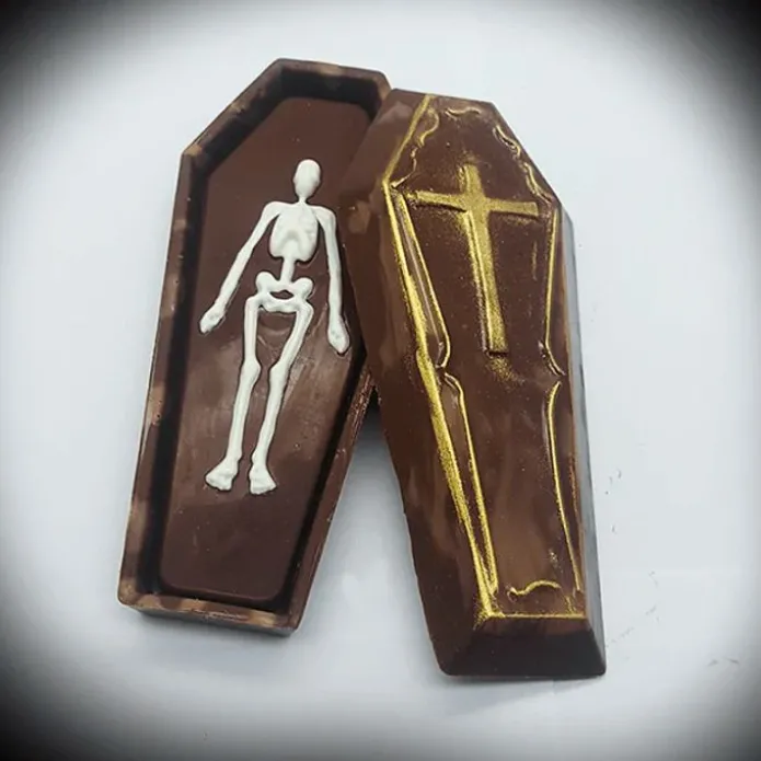 Set de moldes para chocolate ataúd Halloween