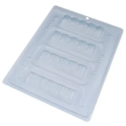 Set de moldes para chocolate 4 barritas Kinder