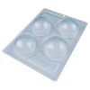 Set de moldes para chocolate 4 balones de fútbol