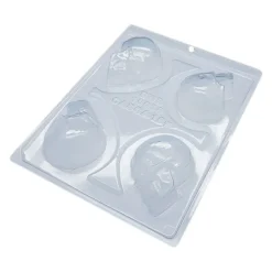 Set de moldes para chocolate 2 cráneos Halloween