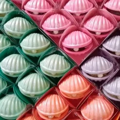 Set de moldes para chocolate 5 conchas marinas