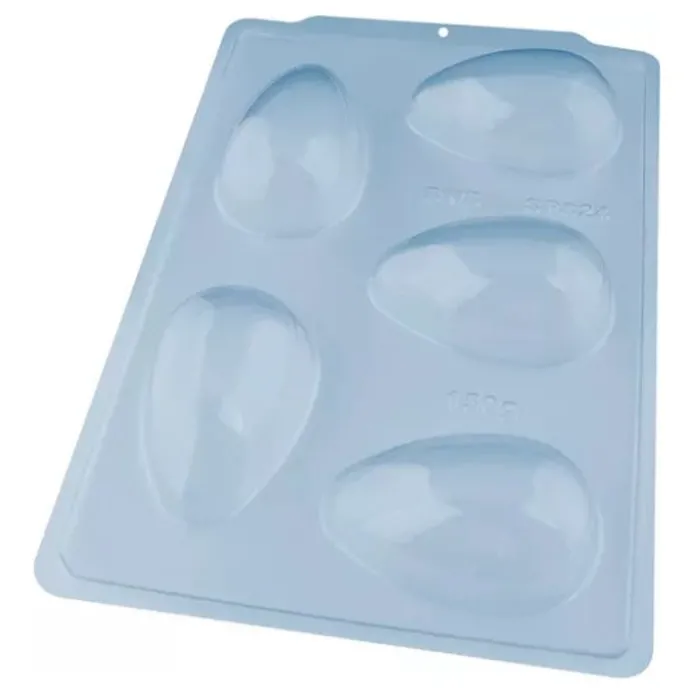 Set de moldes para chocolate 5 huevos de Pascua 100 g