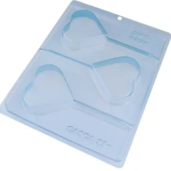 Set de moldes para chocolate 3 piruletas corazones