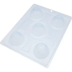 Set de moldes para chocolate semiesfera con base