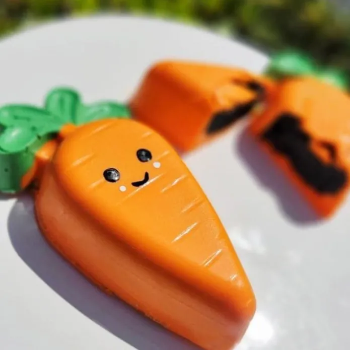 Set de moldes para chocolate zanahorias 3D