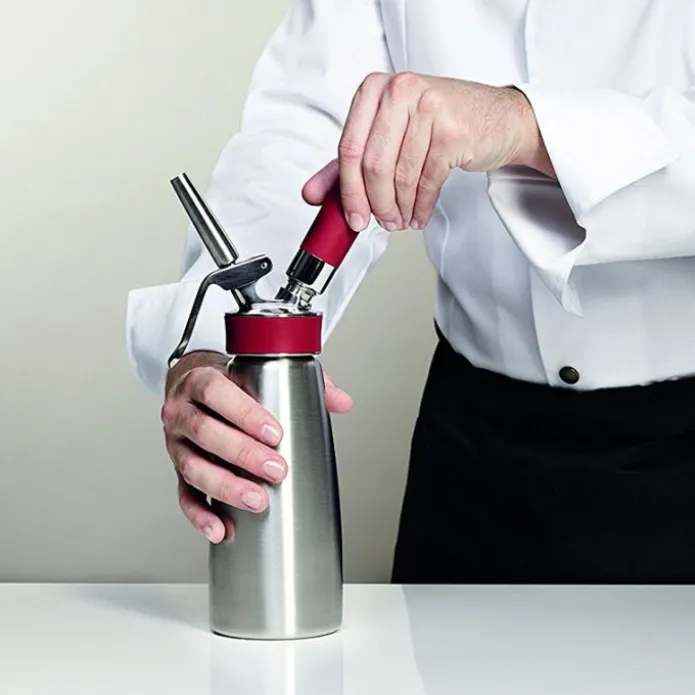 Sifón para espumas Gourmet Whip 0,5 litros - Acero inoxidable - iSi