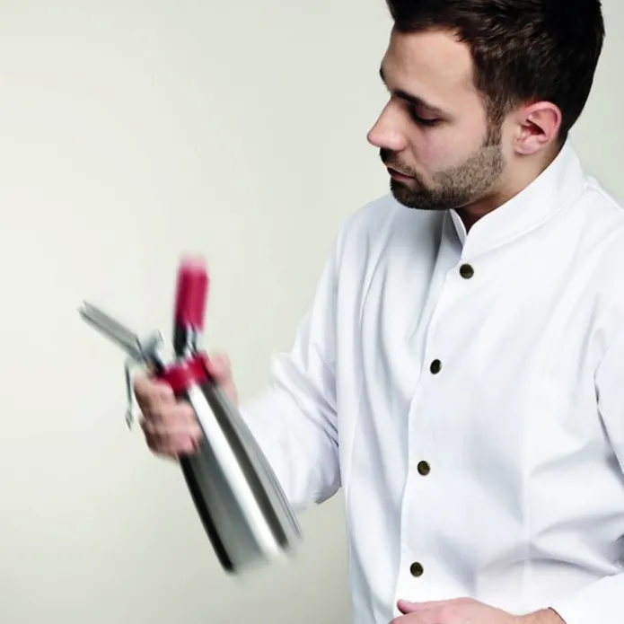 Sifón para espumas Gourmet Whip 0,5 litros - Acero inoxidable - iSi