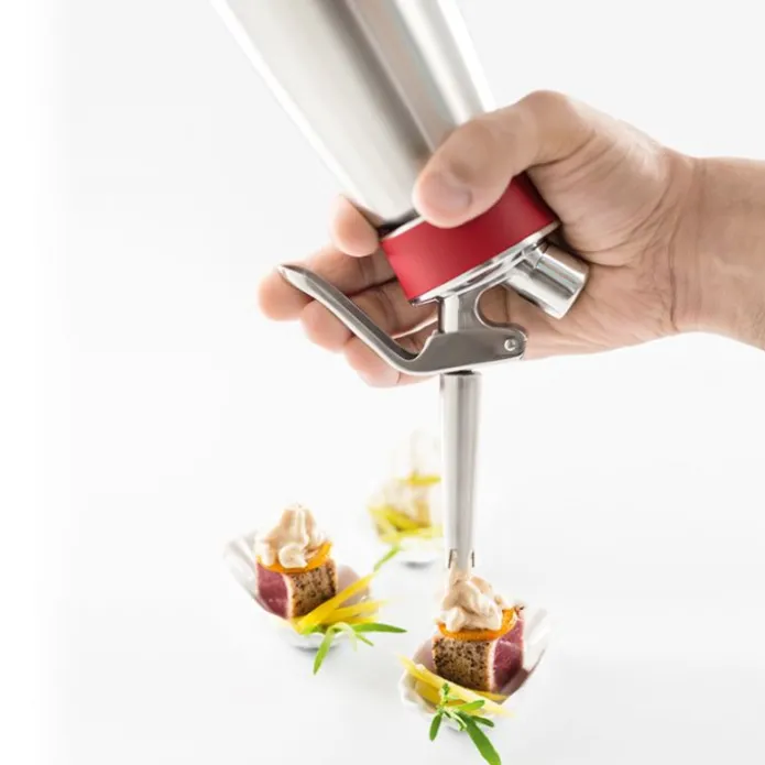 Sifón para espumas Gourmet Whip 0,5 litros - Acero inoxidable - iSi