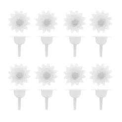Soportes blancos para velas (12) - Modecor