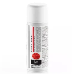 Spray abrillantador comestible (barniz) rojo 280 g - Sin gluten - Silikomart
