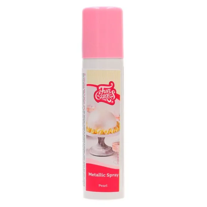 Spray efecto metalizado perlado 100 ml - Funcakes