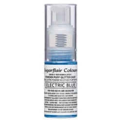 Spray en polvo azul eléctrico 10 g - Sin gluten - Sugarflair