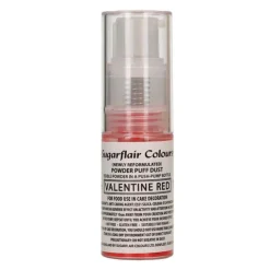 Spray en polvo rojo 10 g - Sin gluten - Sugarflair