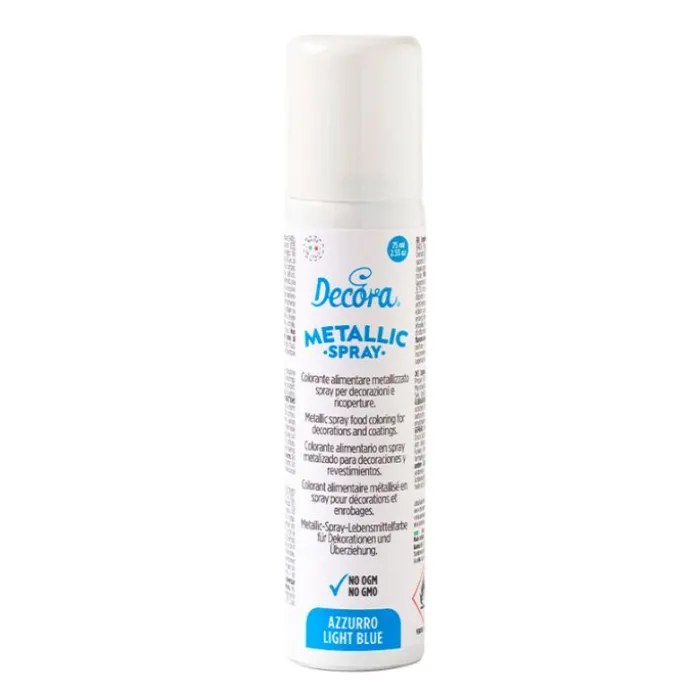 Spray metalizado azul 75 ml - Decora