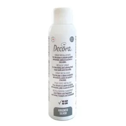 Spray metalizado plateado 150 ml - Decora