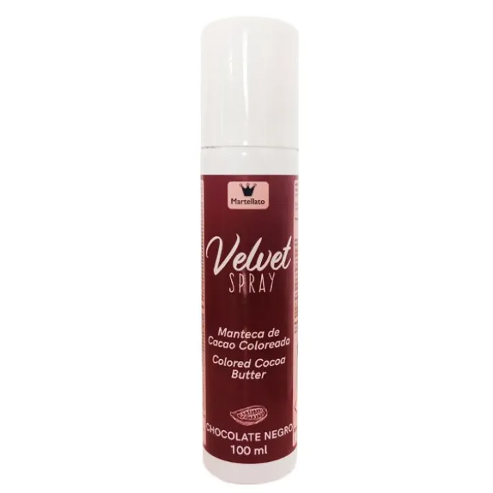 Spray Velvet efecto terciopelo chocolate 100 ml - Martellato
