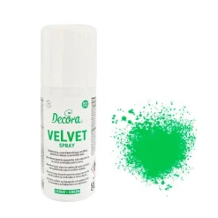 Spray Velvet efecto terciopelo verde 100 ml - Decora