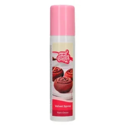 Spray Velvet efecto terciopelo chocolate oscuro 100 ml - Funcakes