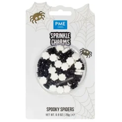 Sprinkles arañas y telarañas de azúcar Halloween 25 g - PME