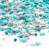 Sprinkles blanco, azul y plata Frost Queen 90 gr - Happy Sprinkles