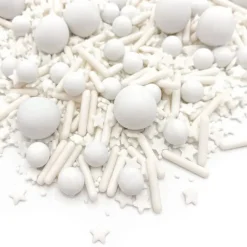 Sprinkles blancos Milky Way 180 g - Happy Sprinkles