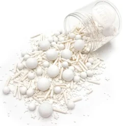 Sprinkles blancos Milky Way 180 g - Happy Sprinkles