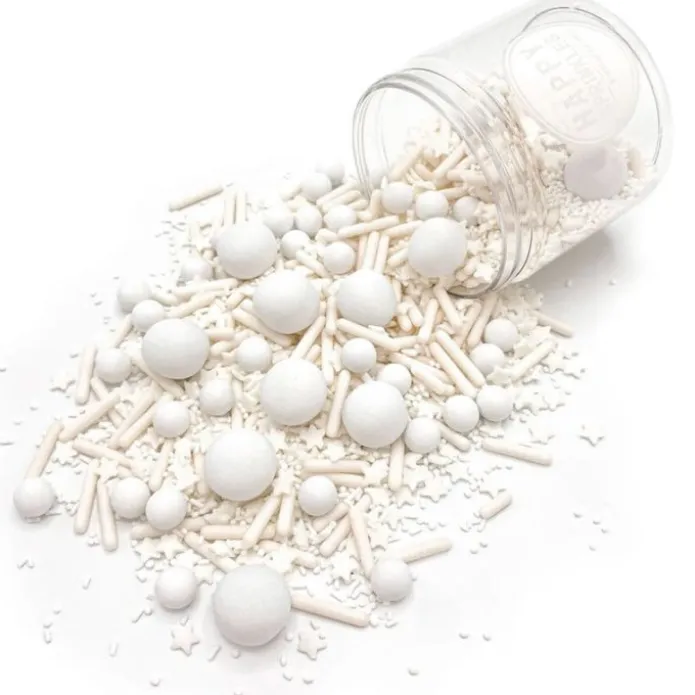 Sprinkles blancos Milky Way 180 g - Happy Sprinkles