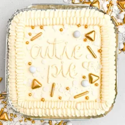 Sprinkles blancos y dorados Champagne Shower 90 g - Happy Sprinkles