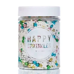 Sprinkles blanco y multicolor Magical Fireworks 90 g - Happy Sprinkles